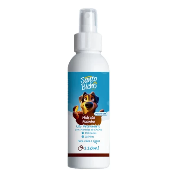 Hidrata Focinho Para Cães E Gatos Spray 110ml Santo Bicho